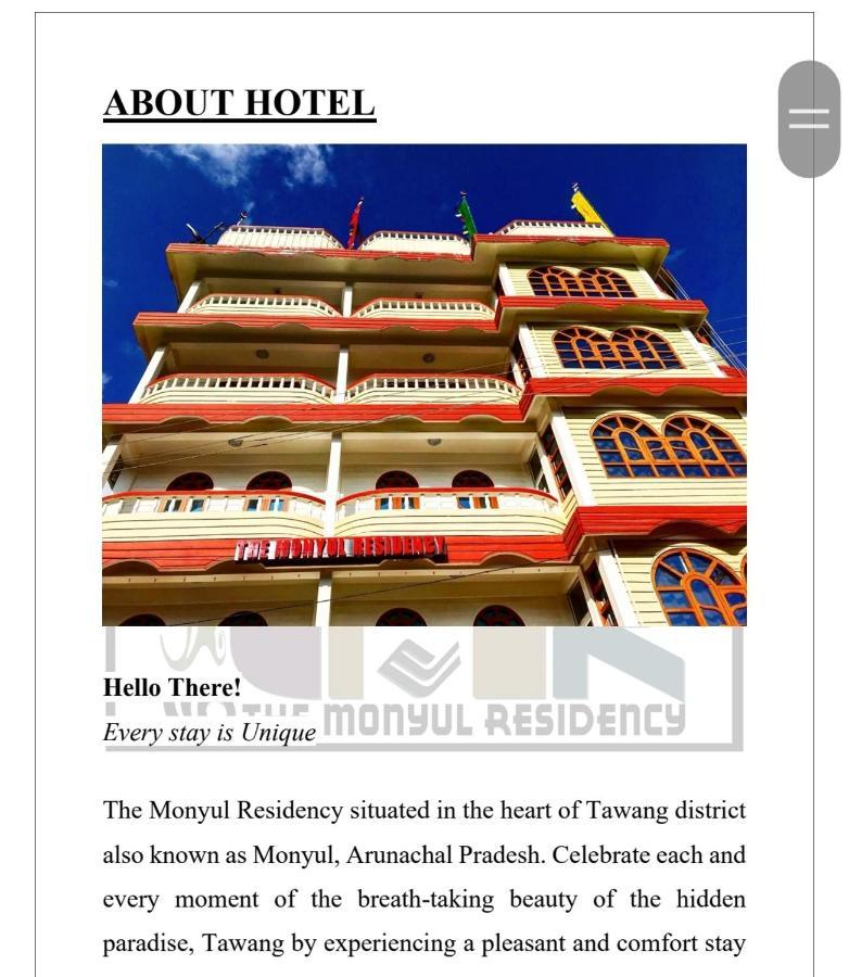 ホテル The Monyul Residency タワン エクステリア 写真